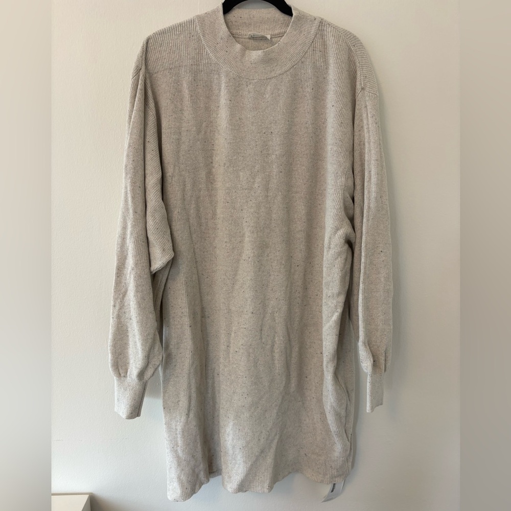 American Vintage Sweater Dress - neutral beige size large